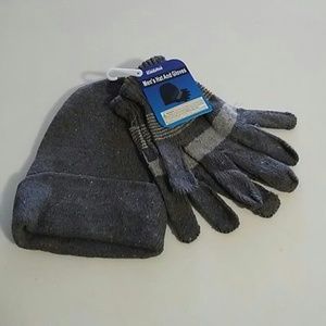 MENS HAT AND GLOVE SET